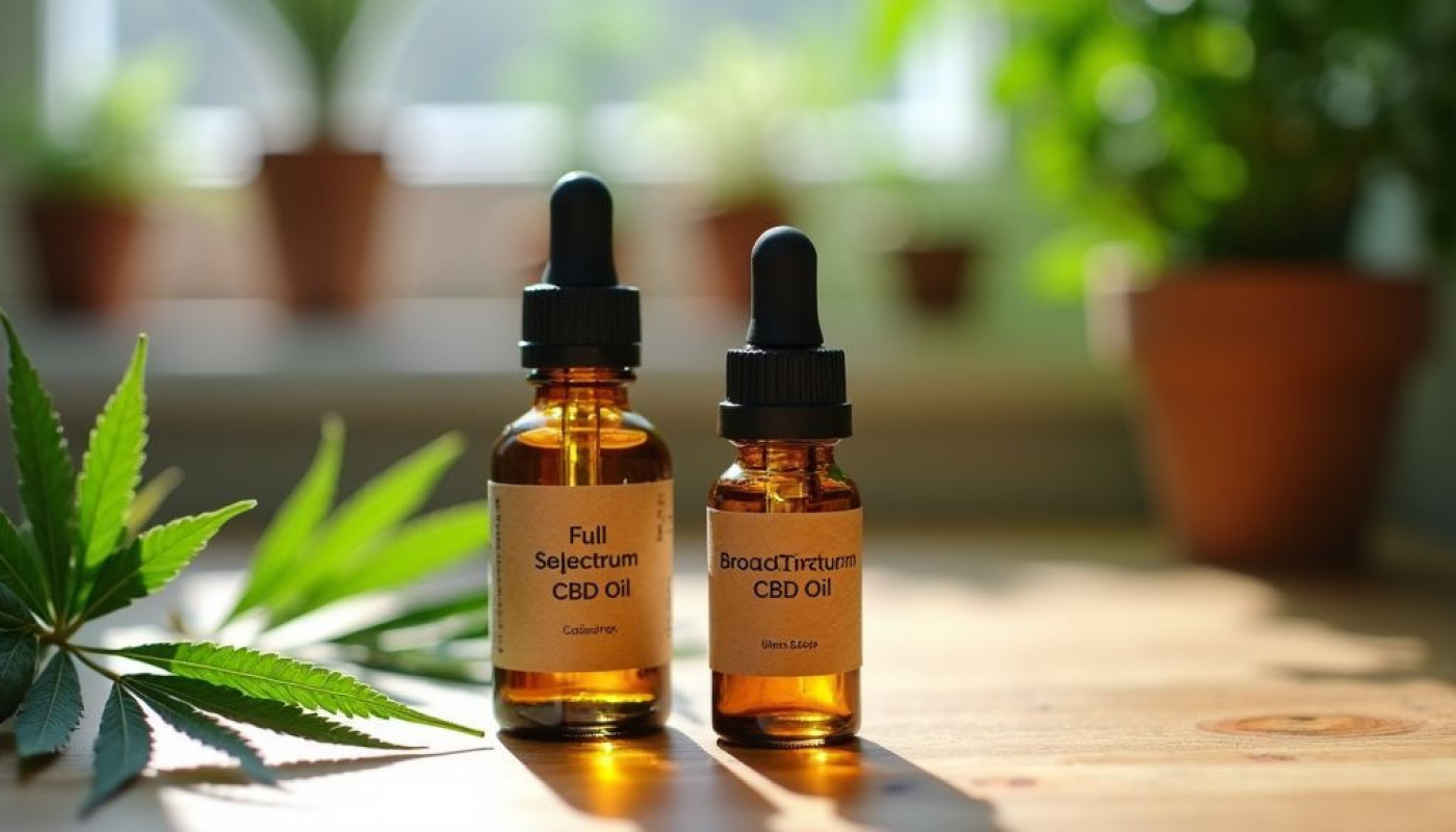 Choisir entre spectre complet ou large pour l'huile de CBD